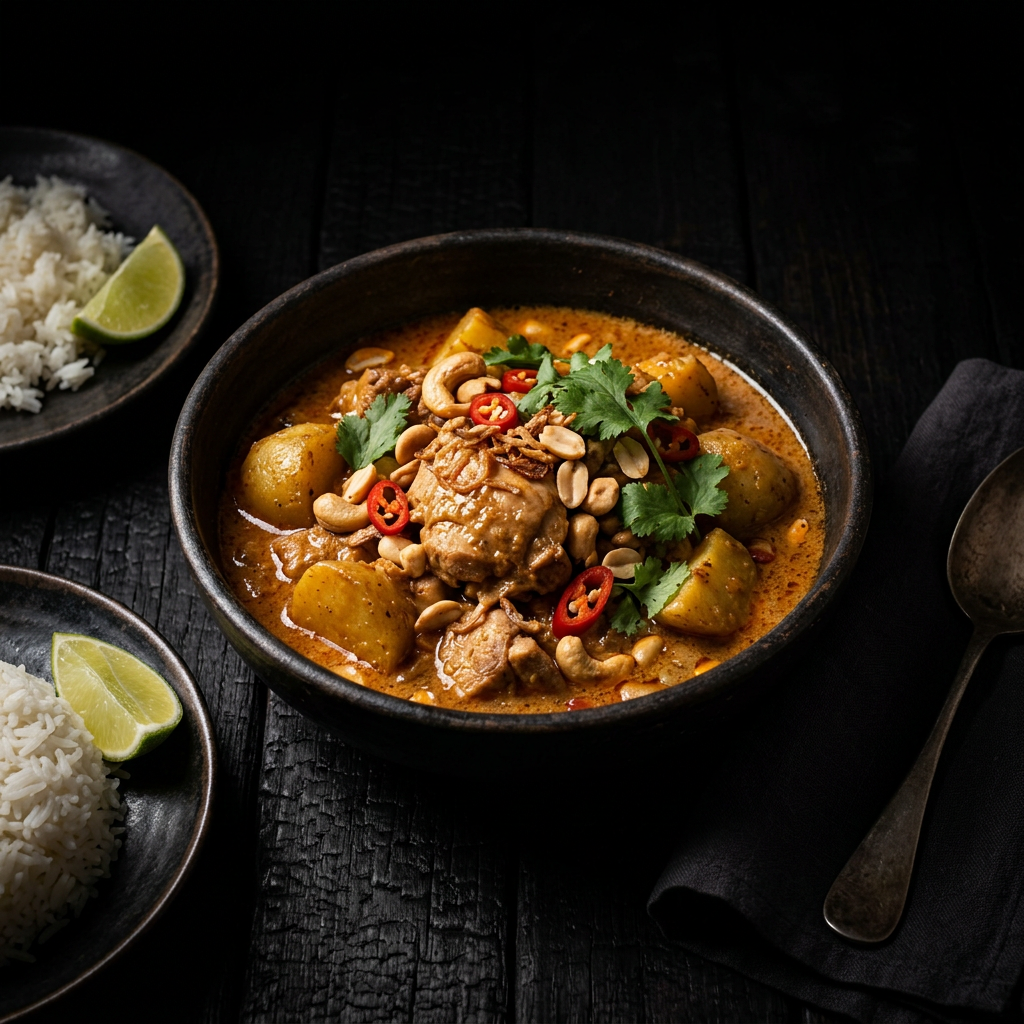 Massaman Curry from the menu